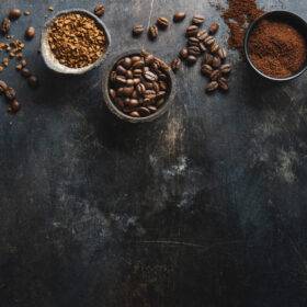 hintergrund header kaffee bohnen muehle